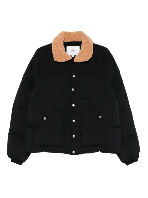Pyrenex shearling-collar padded jacket 