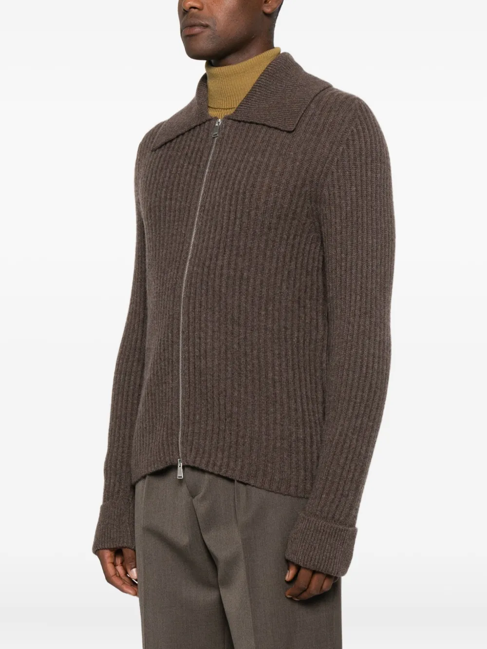 Simkhai Cashmere Cardigan In Brown