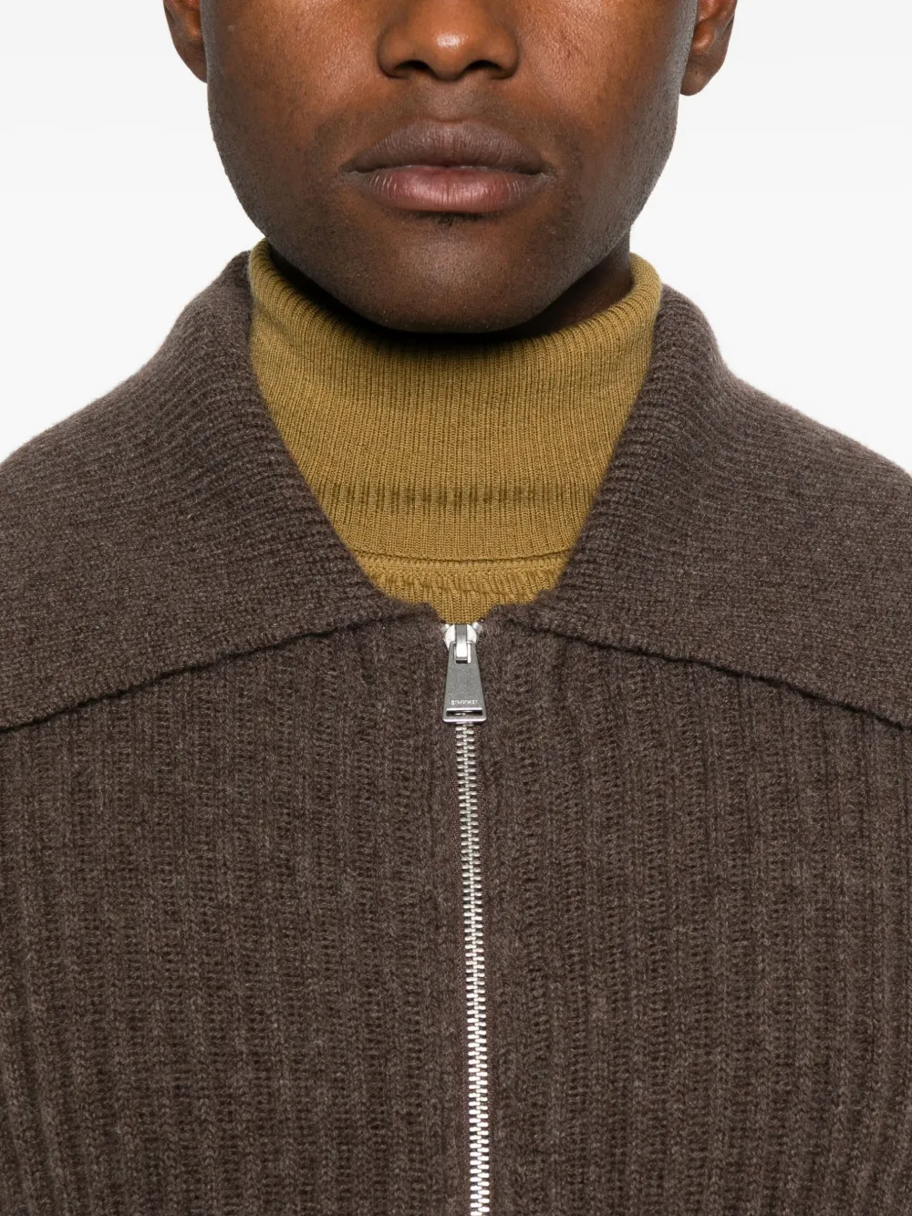 Simkhai Cashmere Cardigan In Brown