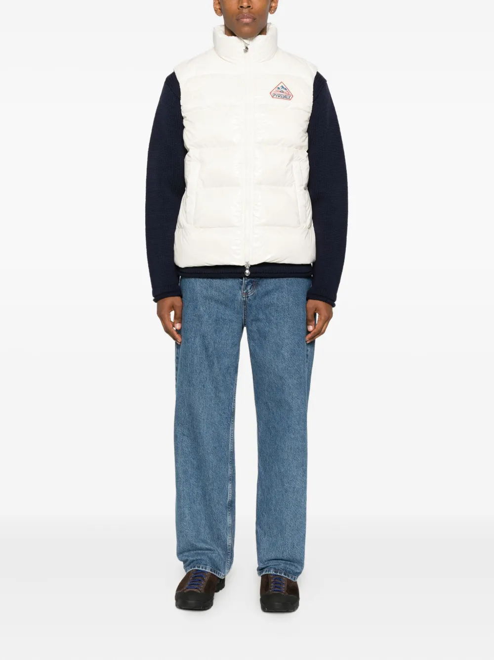 Pyrenex Logo-patch Gilet In White