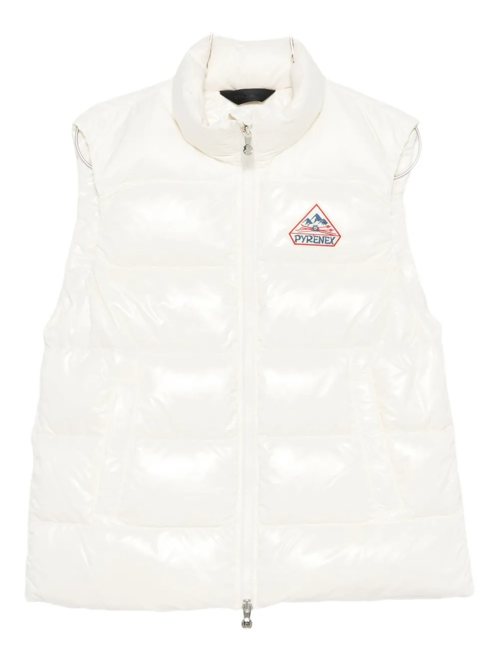 Pyrenex Logo-patch Gilet In White