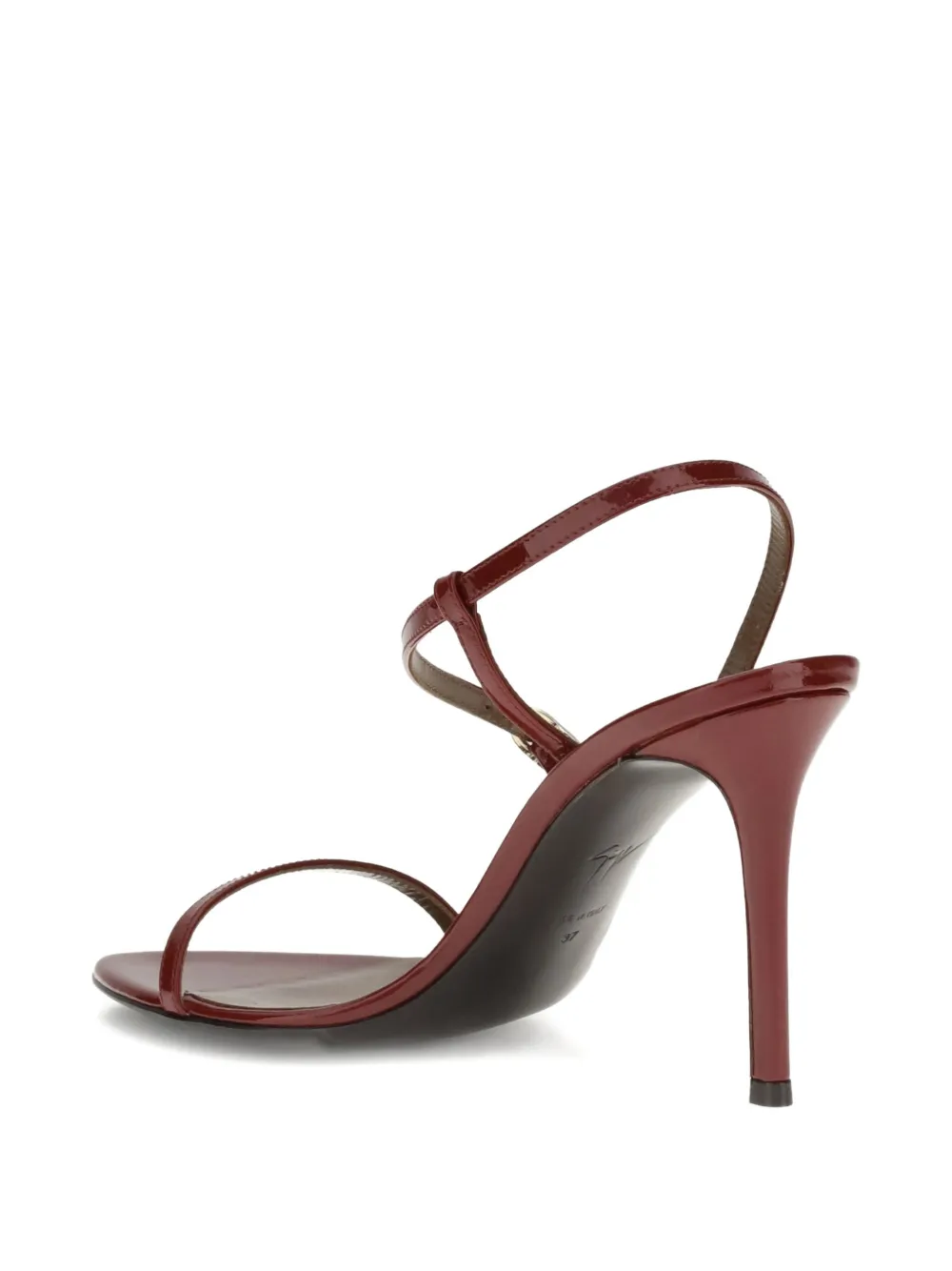Giuseppe Zanotti 90mm buckle-detail stiletto sandals Red