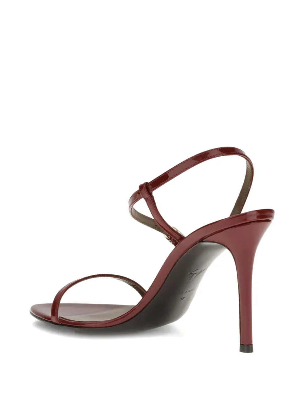 Giuseppe Zanotti 90mm buckle-detail stiletto sandals Red