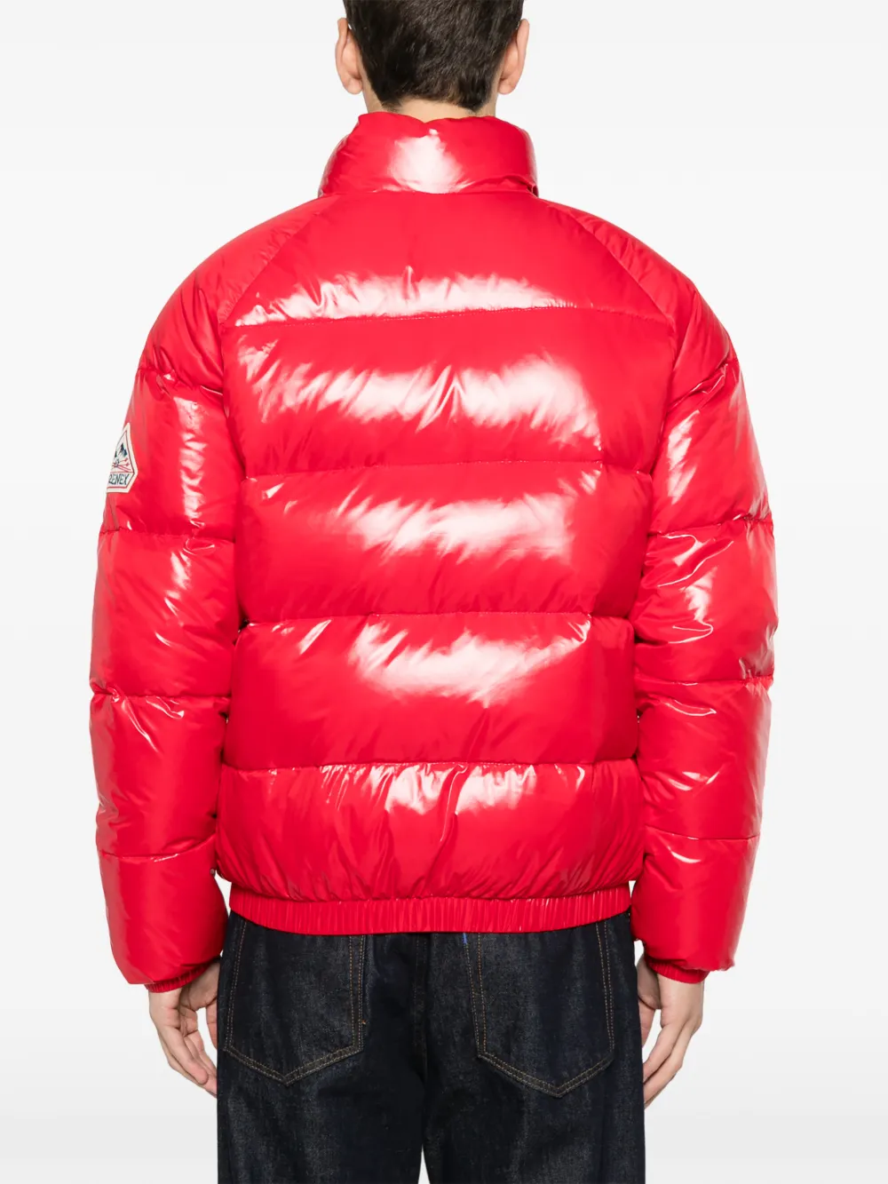 Pyrenex Zip Puffer Jacket In Pink