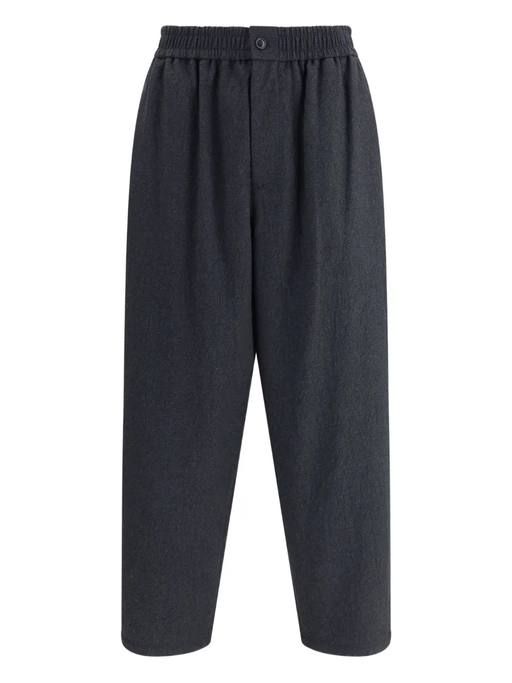 Giorgio Armani Broek met elastische taille Grijs