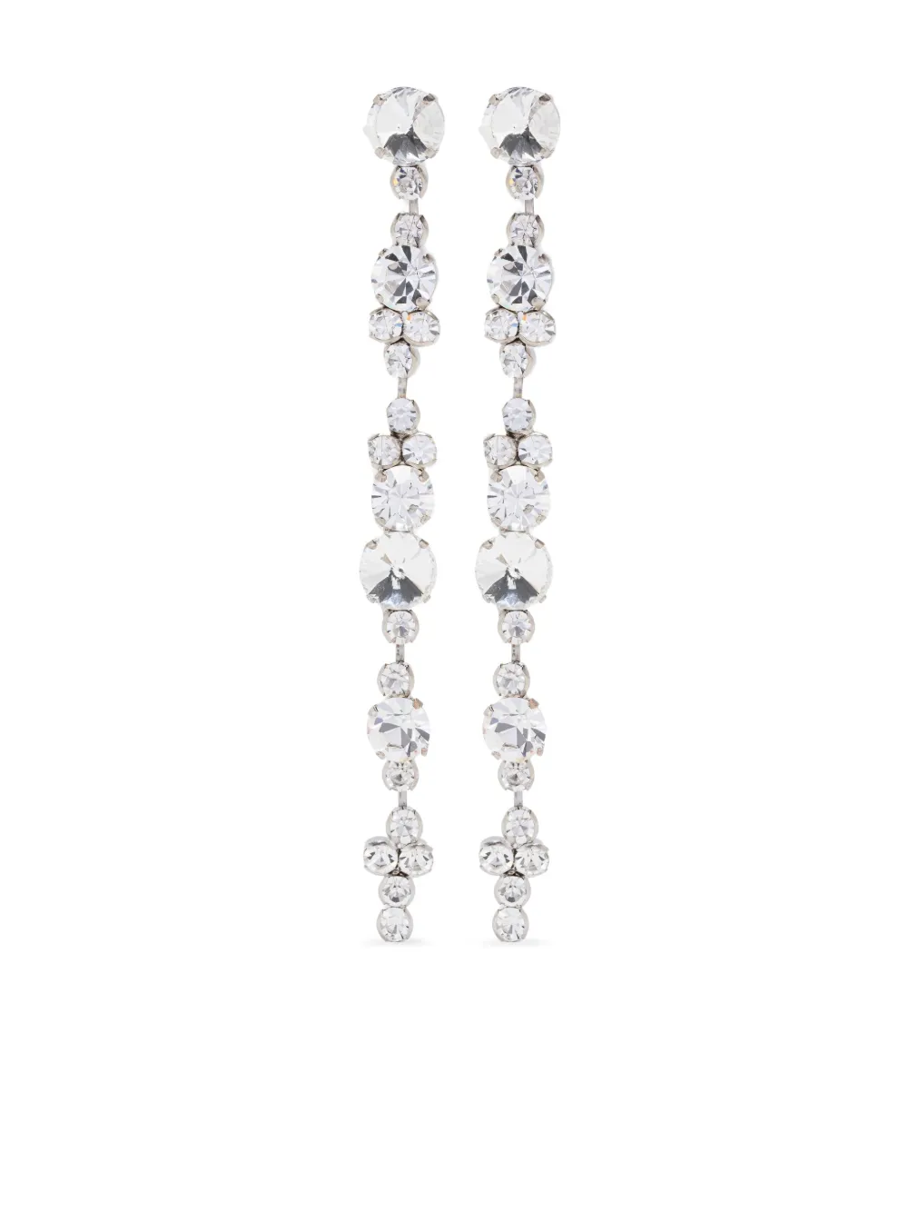 crystal-embellished drop earrings