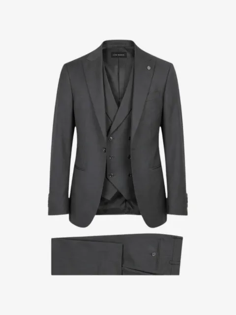 LUIGI BIANCHI MANTOVA traje de tres piezas con botones