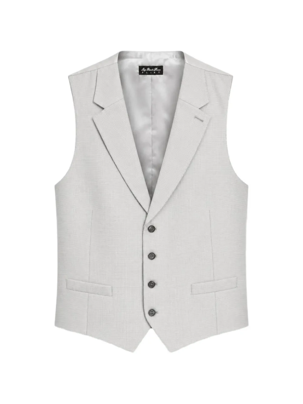 LUIGI BIANCHI MANTOVA Lubiam button-fastening waistcoat - Grigio