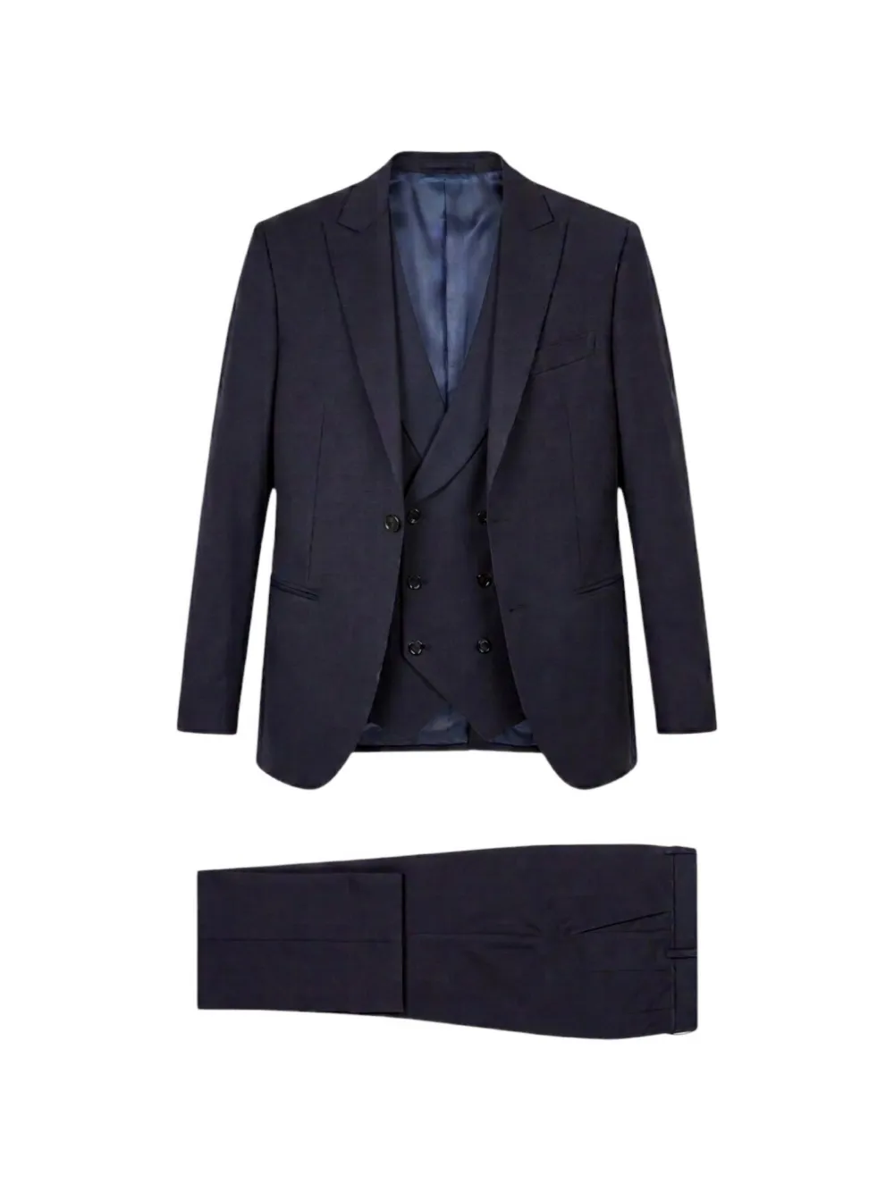 LUIGI BIANCHI MANTOVA three-piece suit - Blau