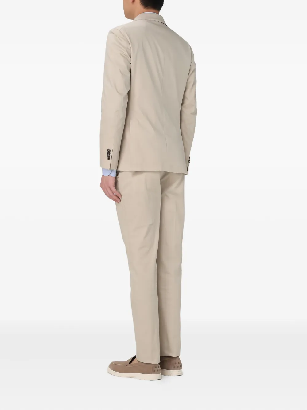 Manuel Ritz Two-button Patch-pocket Blazer In Neutral