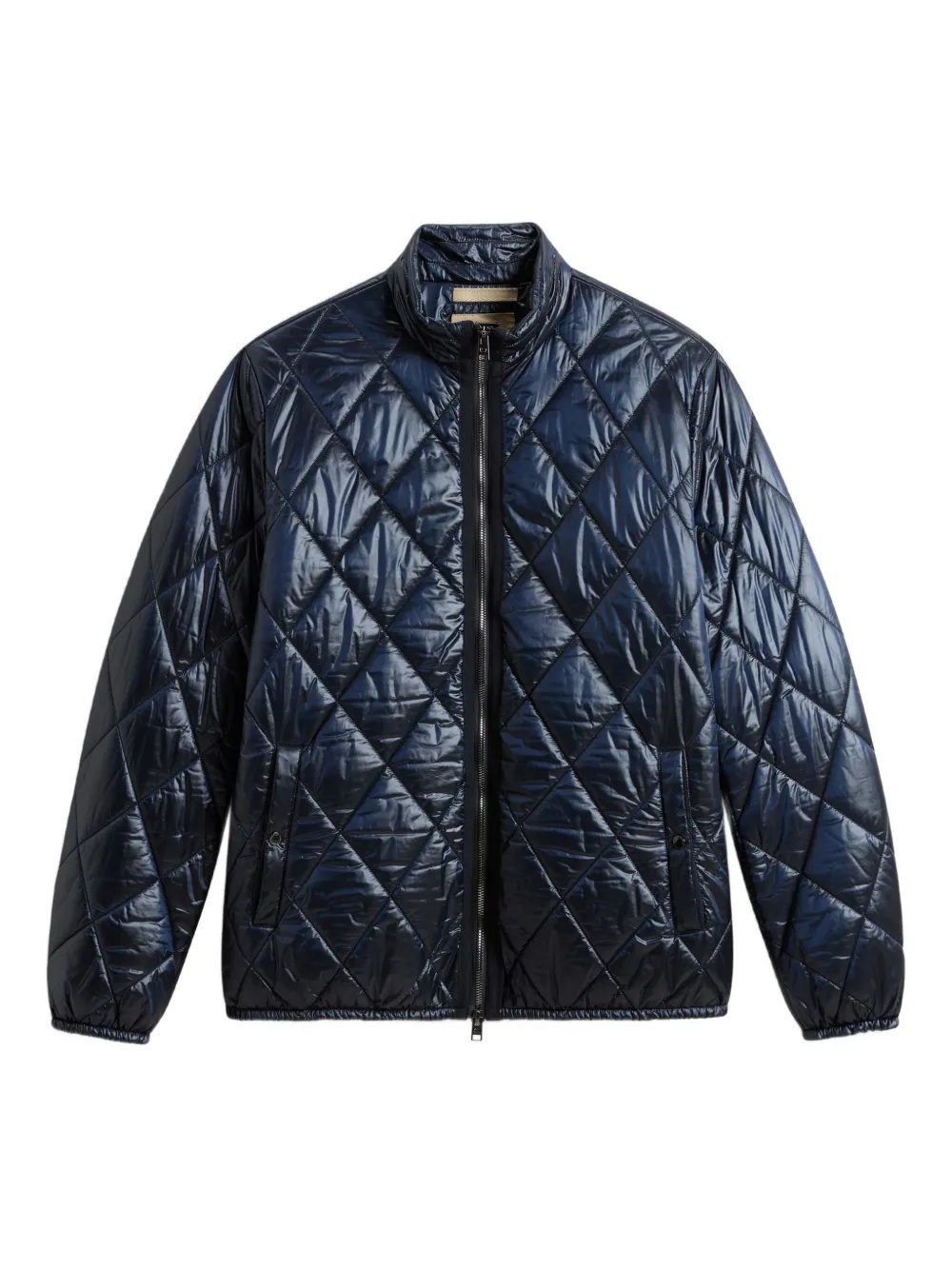 Woolrich diamond-quilted zip-front jacket | Blue | Image 1