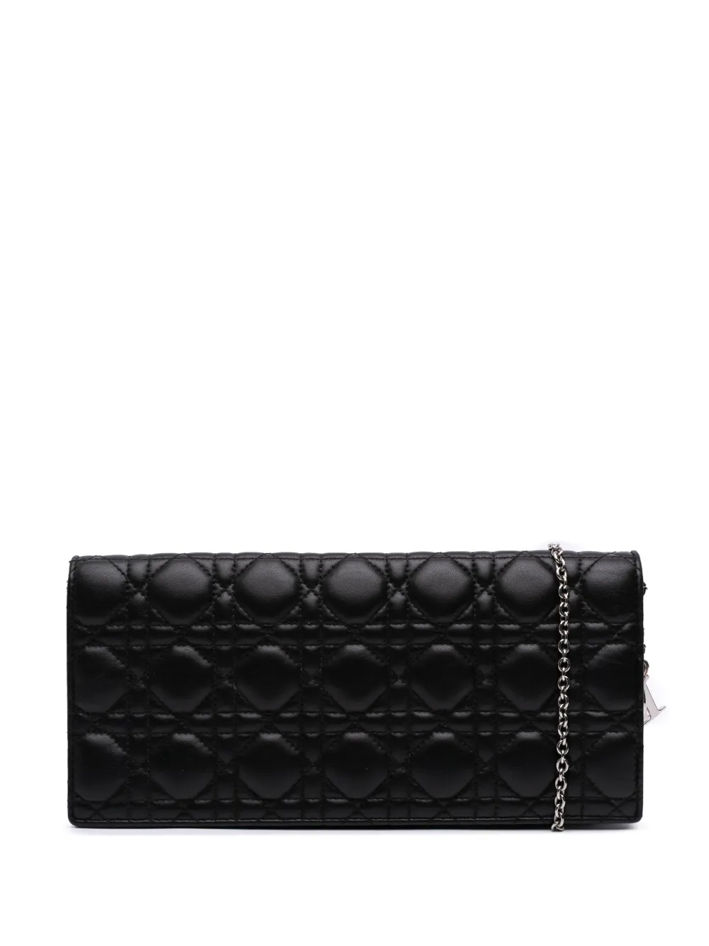 2012 Lambskin Cannage Lady Dior Convertible Clutch crossbody bag