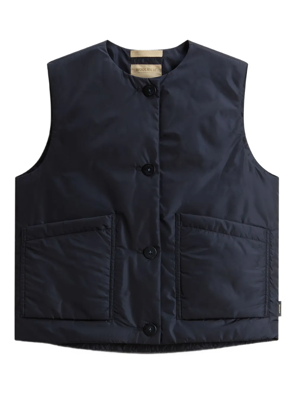 Woolrich button-fastening gilet - ブルー Woolrich button-fastening gilet - ブルー