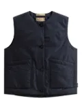 Woolrich button-fastening gilet - Blue