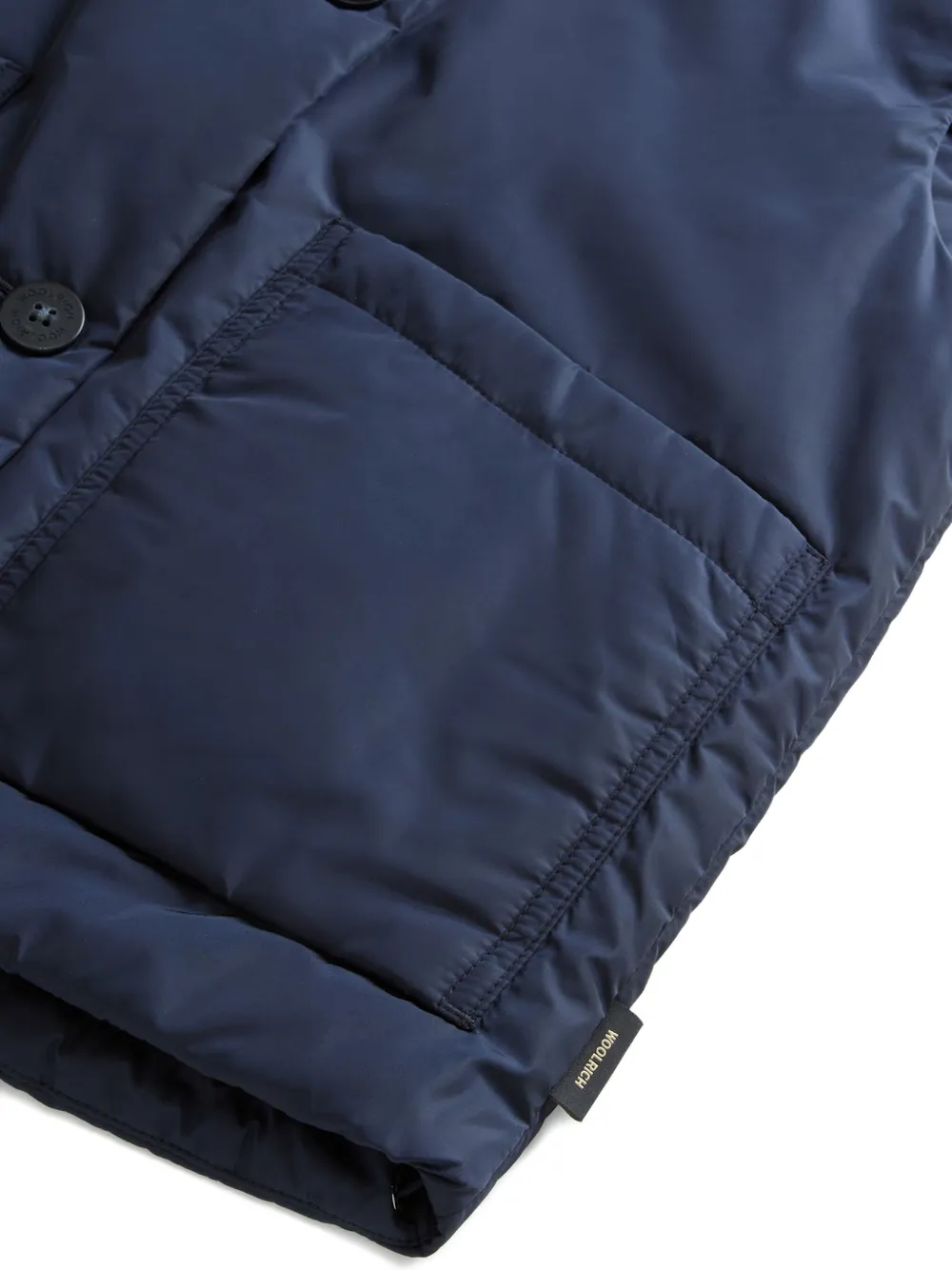 Woolrich Bodywarmer met knoopsluiting Blauw