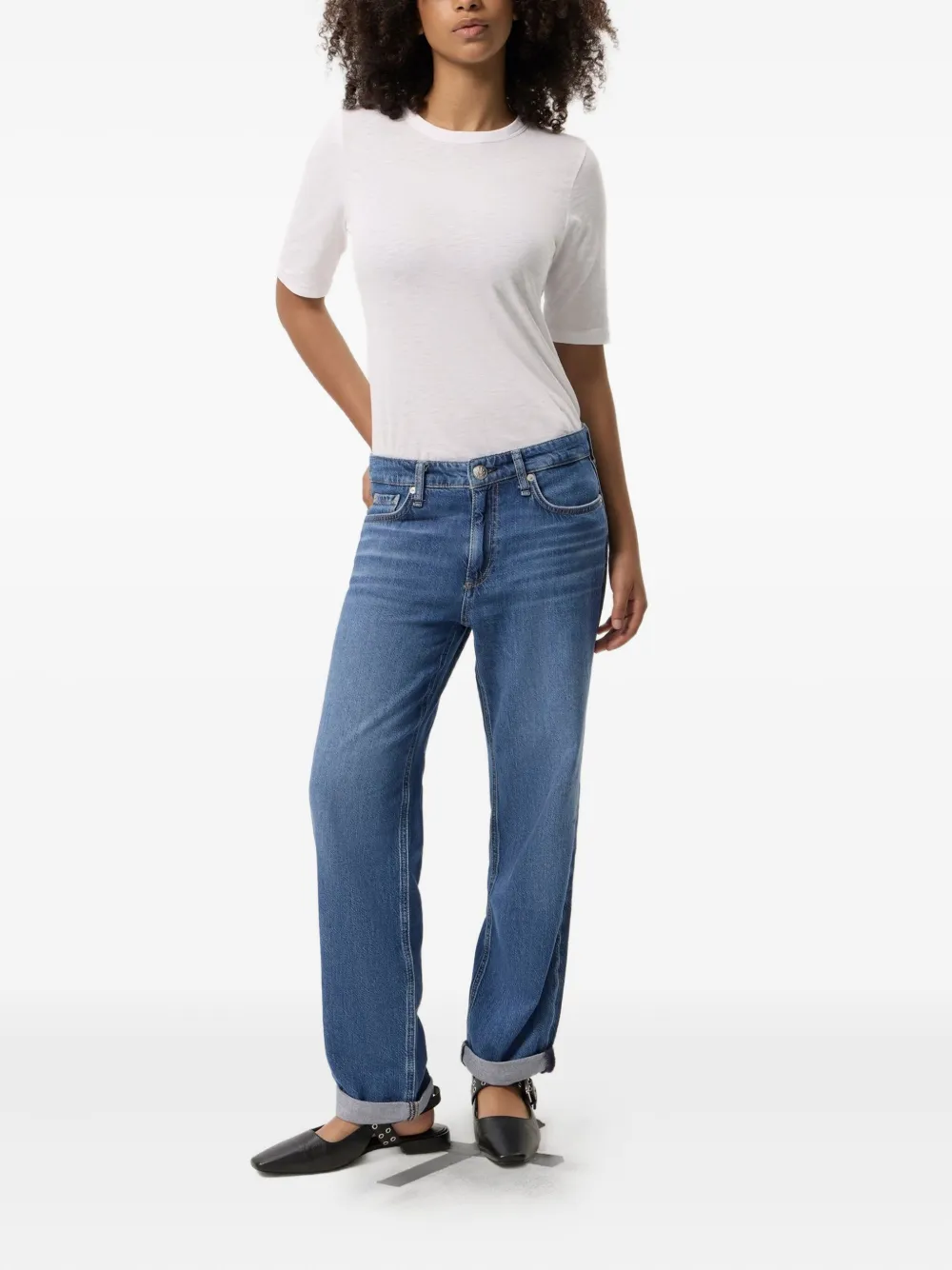 Rag & bone Low waist jeans - Blauw