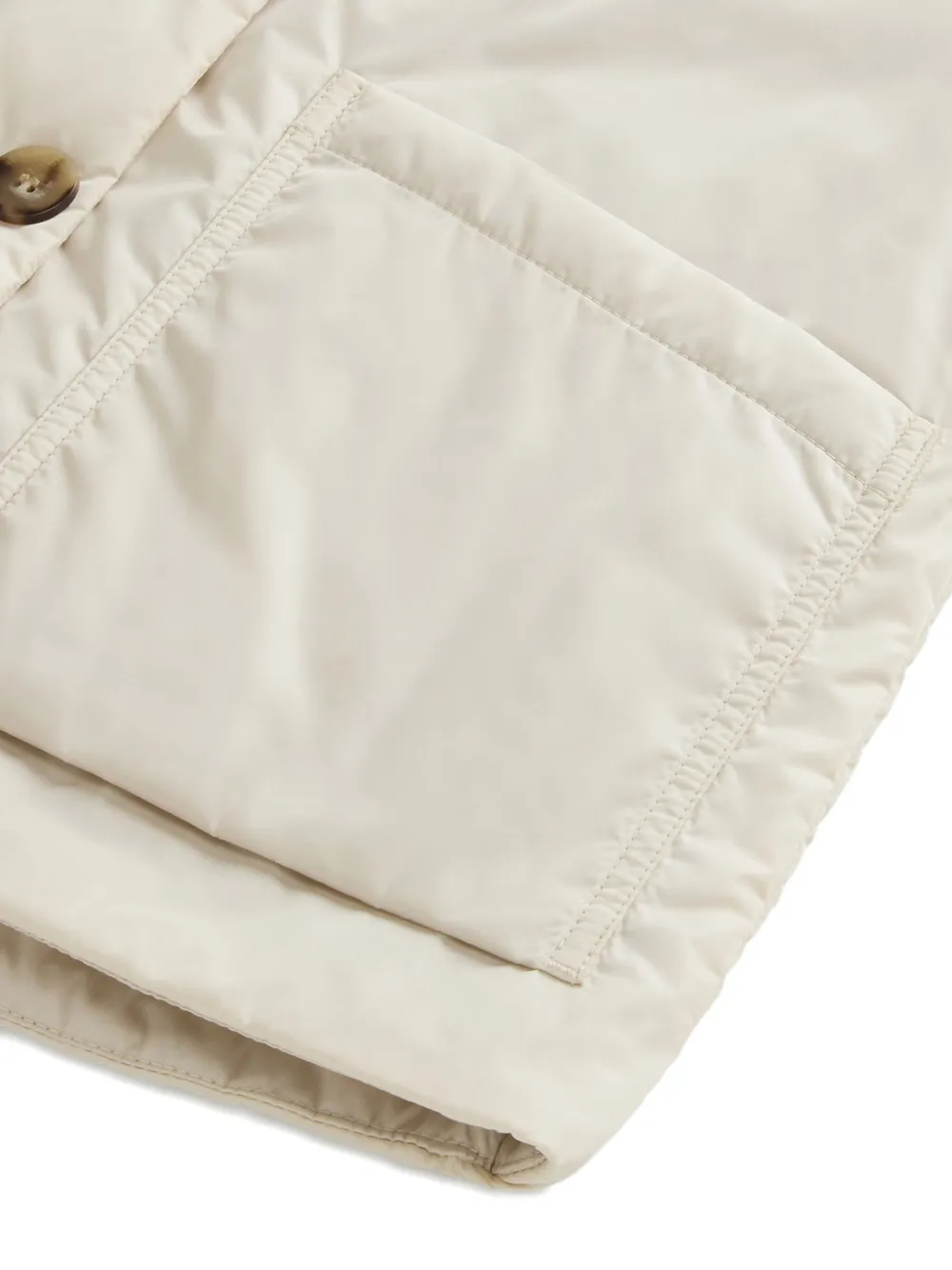 Woolrich Button-fastening Pocket Vest In Neutral