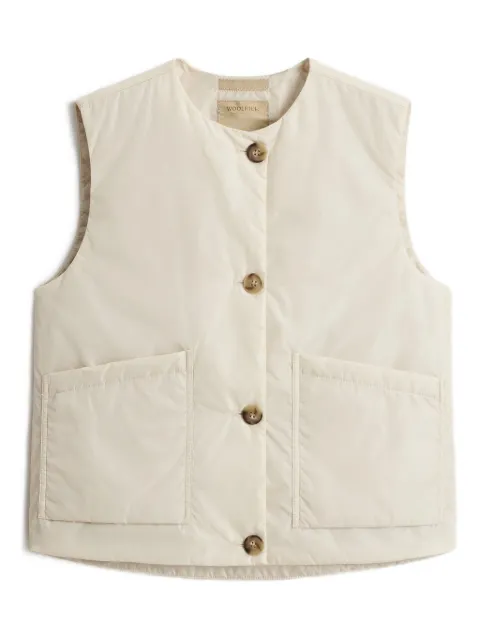 Woolrich button-fastening pocket vest
