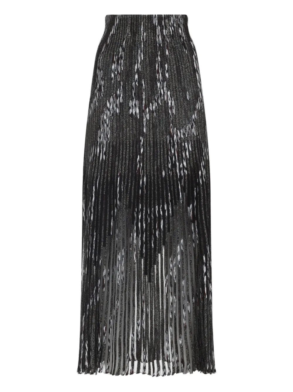 Missoni Lurex plooirok Zwart