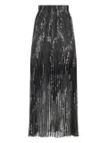 Missoni pleated lurex skirt - Black