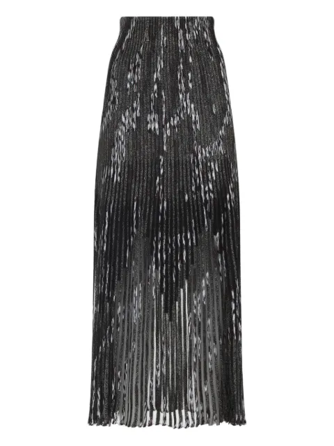 Missoni pleated lurex skirt