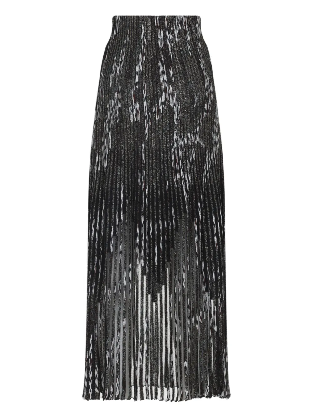 Missoni Lurex plooirok Zwart