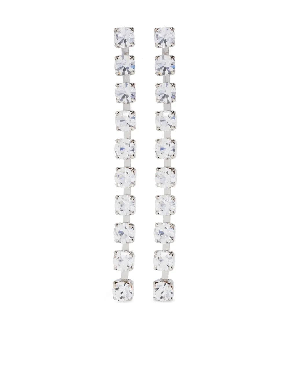 crystal-embellished earrings