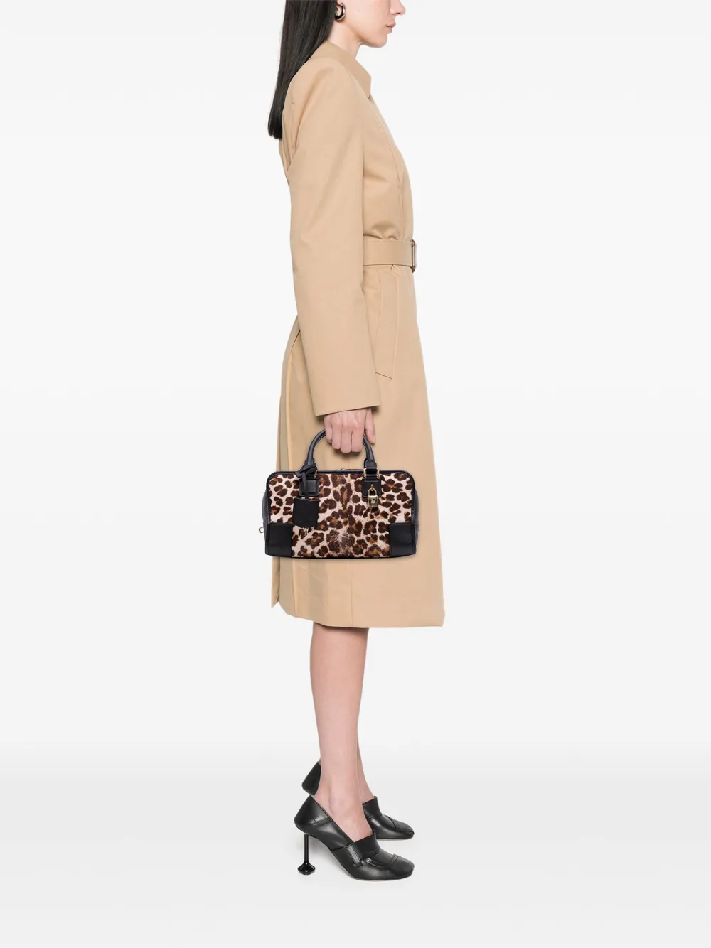 Loewe Pre-Owned 2013 Pony Hair Leopard Print Amazona 28 handbag | Pre-Owned | Image 2