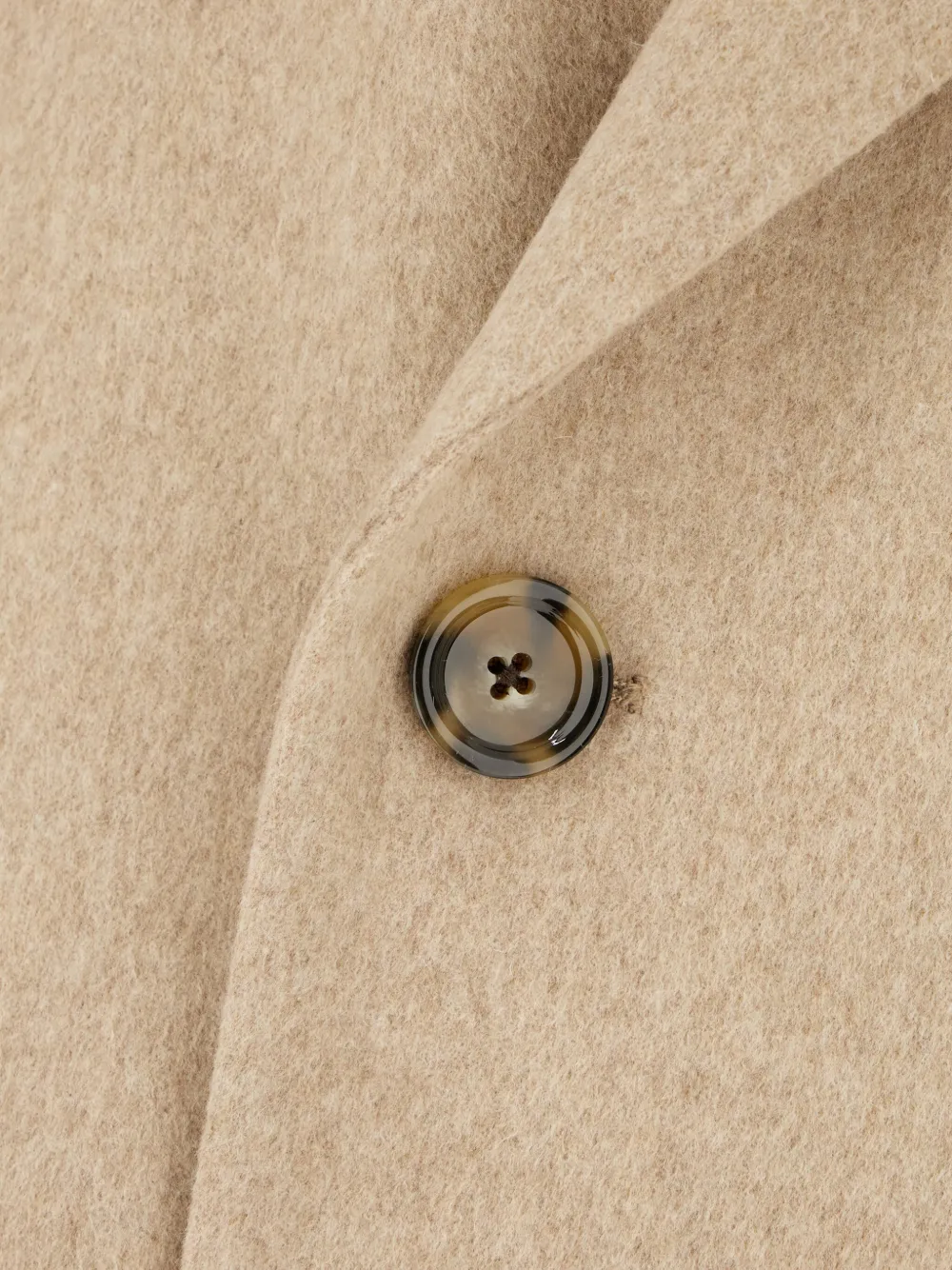 Lardini Double-breasted Wool Coat In Neutral
