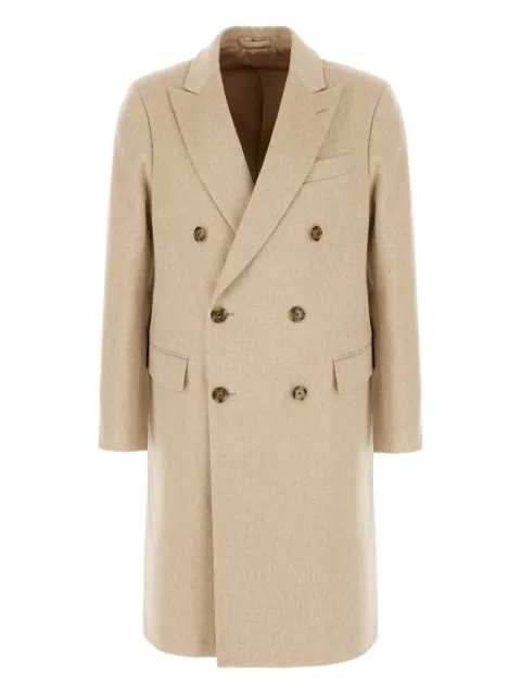 Lardini double-breasted wool coat