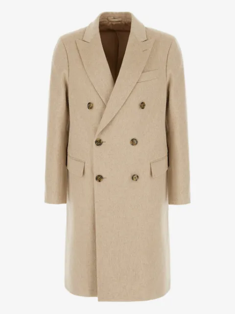 Lardini manteau en laine à boutonnière croisée