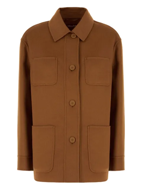 Max Mara button-fastening patch-pocket jacket