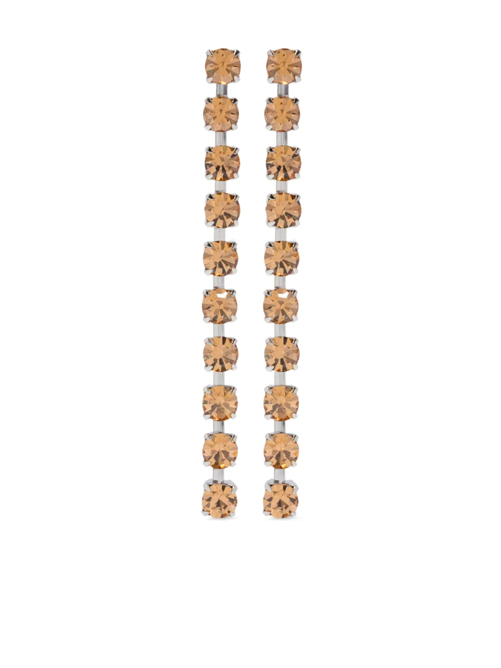 drop-design earrings