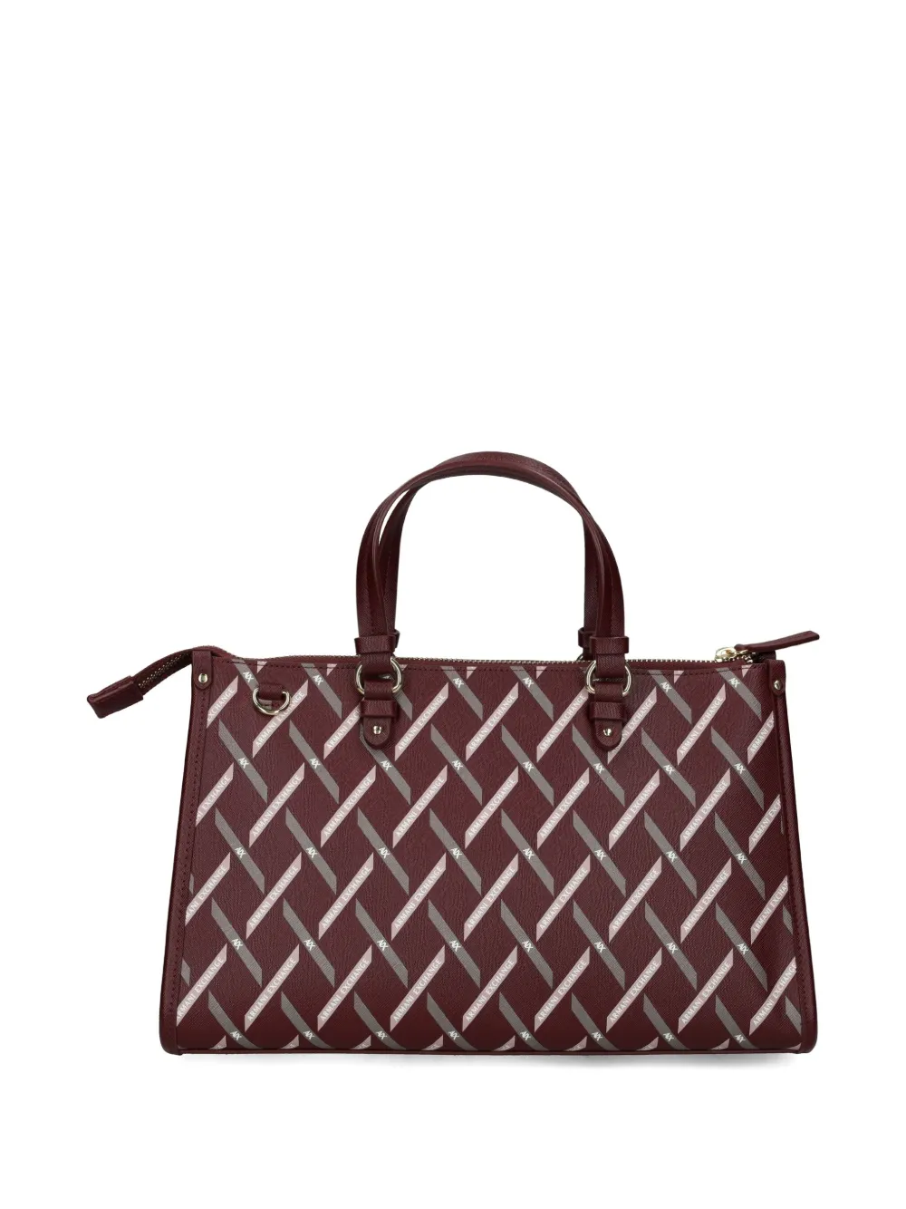 Armani Exchange Gynger shopper met handvat en monogram - Rood