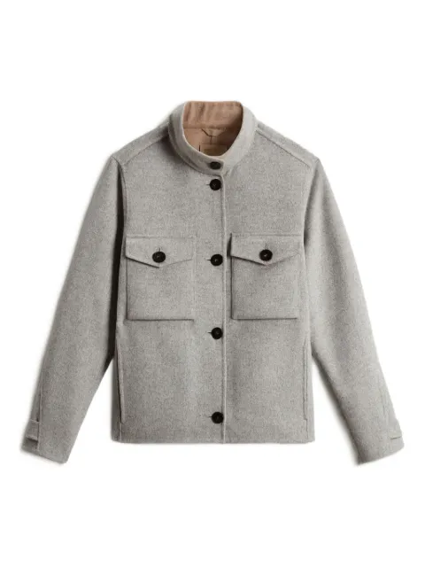 Woolrich double flap-pocket long-sleeve jacket