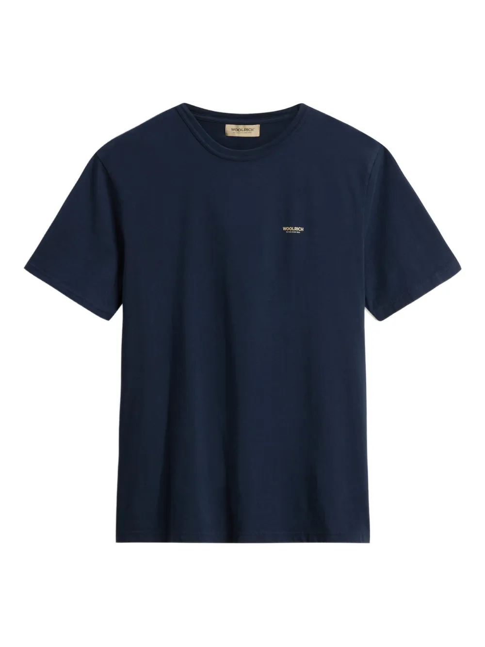 Woolrich Katoenen T-shirt met geborduurd logo Blauw