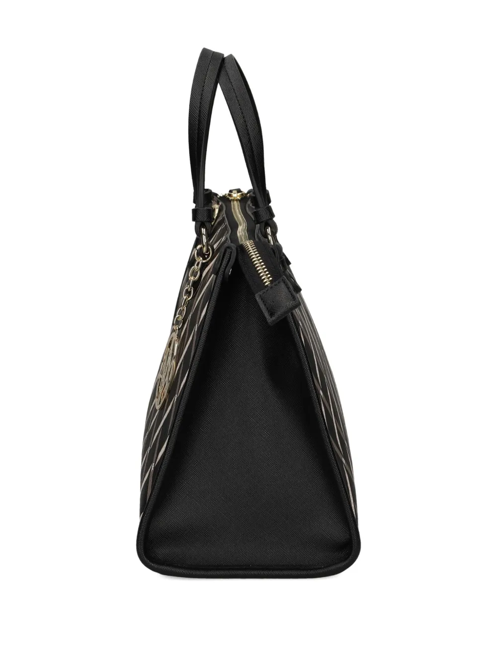 Armani Exchange Gynger shopper met handvat en monogram Zwart