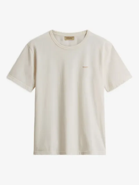 Woolrich playera con logo estampado