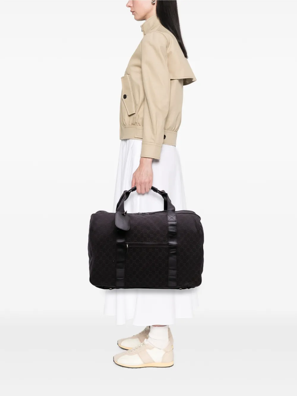 Gucci Pre-Owned 2000-2015 GG Denim travel bag | Pre-Owned | Image 2