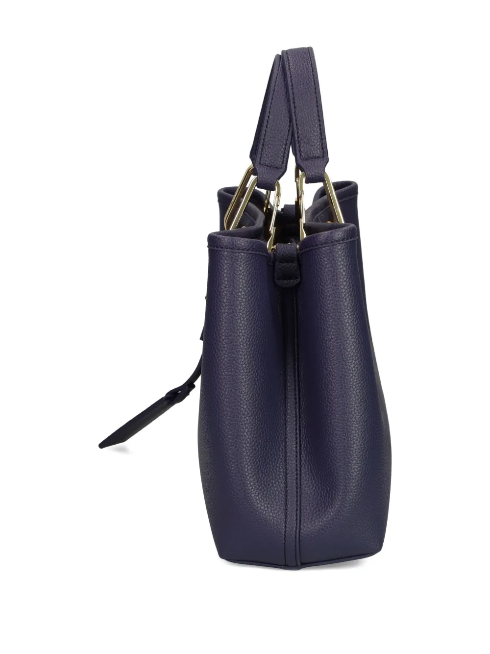 Emporio Armani double-handle gold-tone tote bag Blauw