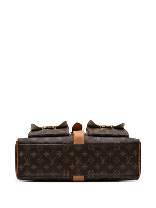 ルイヴィトン モノグラム マンハッタンPM ハンドバッグ ブラウン WOMEN】LOUIS VUITTON モノグラム マンハッタンPMハンドバッグ