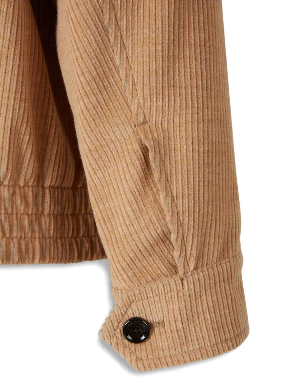 Lardini Ribfluwelen jack Bruin