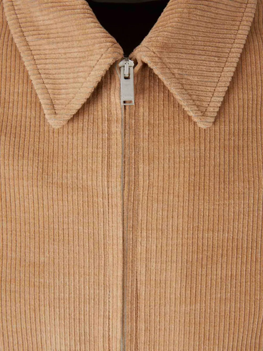 Lardini Ribfluwelen jack Bruin