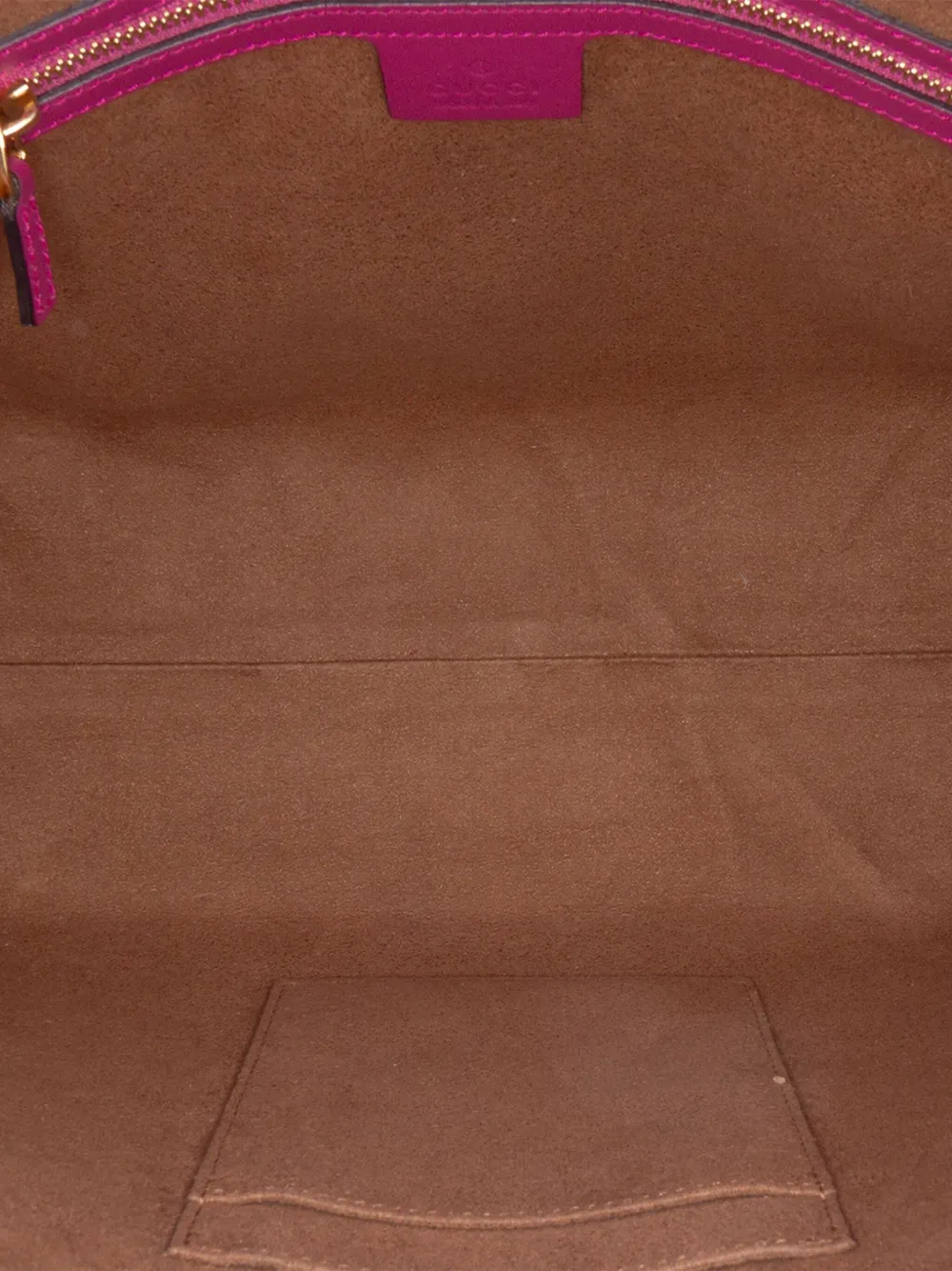 Pre-owned Gucci 2016-2025 Gg Supreme Linea A Foldover Tote Satchel In Brown