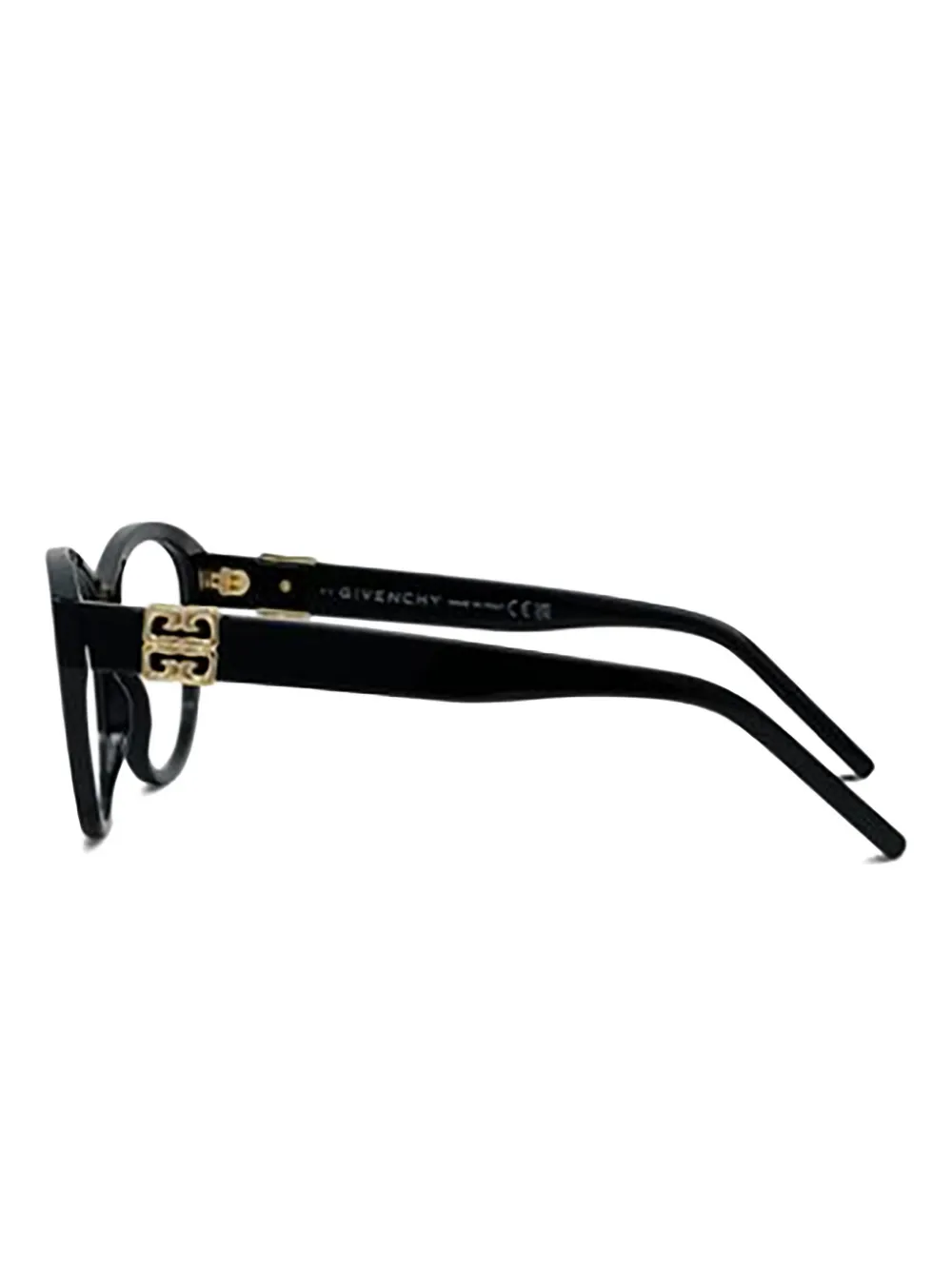  Givenchy Eyewear Logo-detail Glasses - Black 