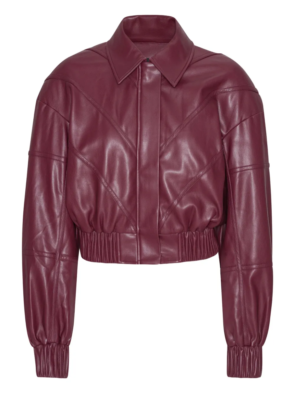 angular-panelling bomber jacket