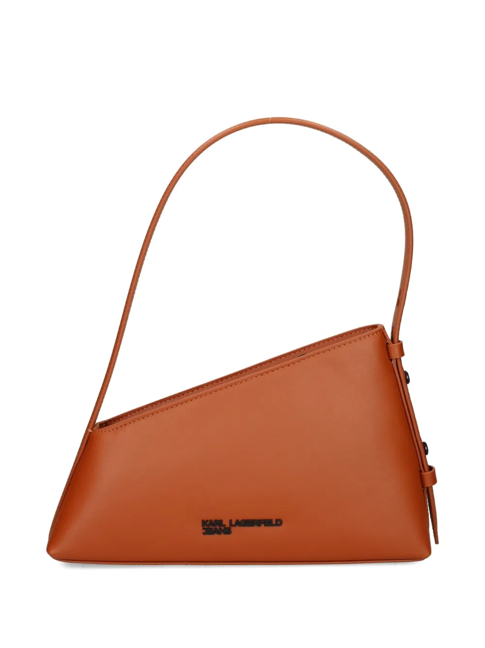 Karl Lagerfeld Jeans leather K-logo satchel - Oranje