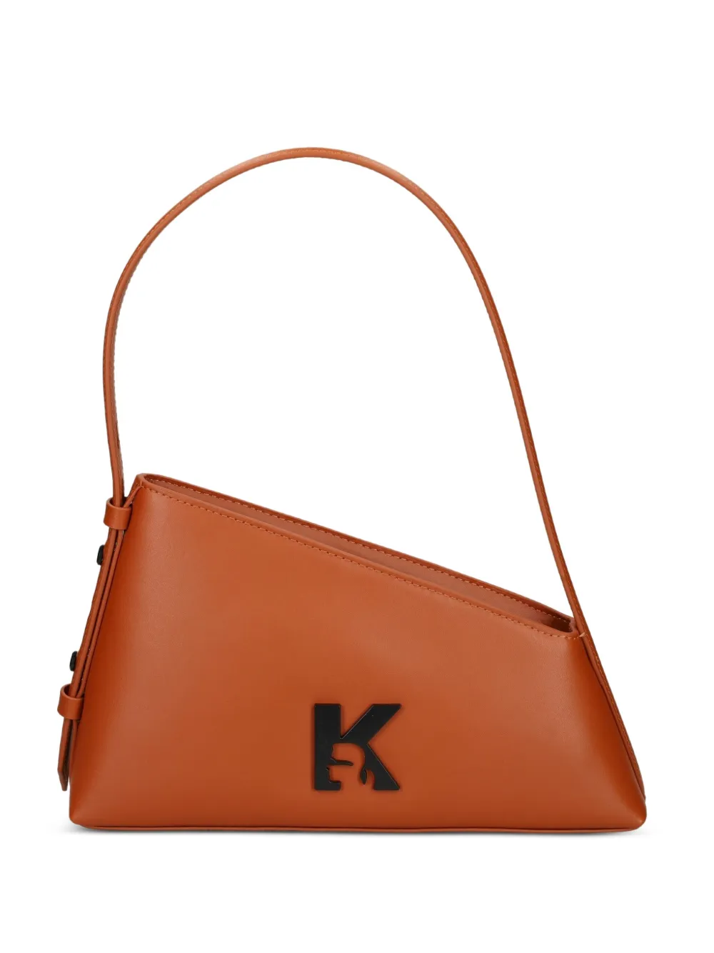 leather K-logo satchel