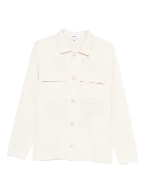 Lardini button-fastening pocket jacket