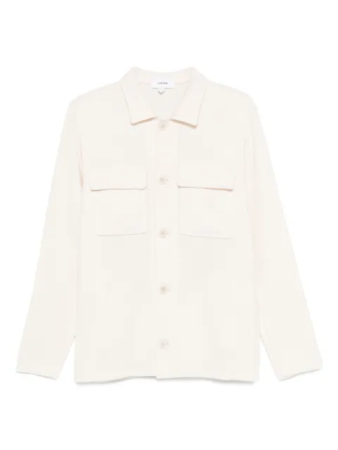 Lardini button-fastening pocket jacket